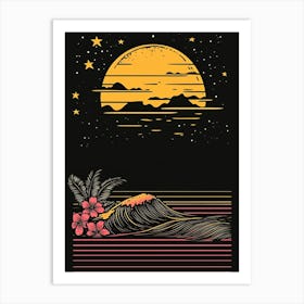 Hawaiian Sunset Art Print