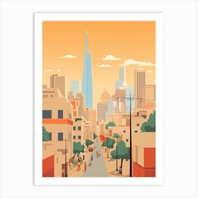 Kuwait Travel Illustration Art Print