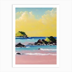 Sandy Island, Anguilla Bright Abstract Art Print