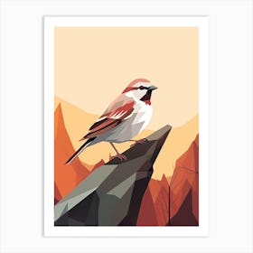 Effortless Sparrow Balance Art Print