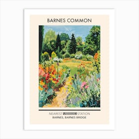 Barnes Common London Parks Garden 2 Art Print