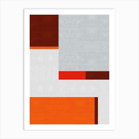 Contemporary modern geometry 5 Art Print