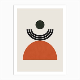 Abstract Mini Rainbow Three Art Print