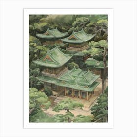 Shinto Temple Art Print