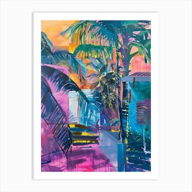 Tropical Sunset 1 Art Print