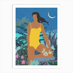 Tropical Summer Evening Art Print