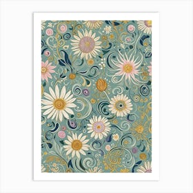 Floral Felicity Art Print