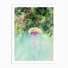 Granrojo Jellyfish II Storybook Watercolour Art Print