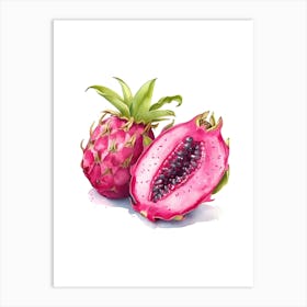 Dragon Fruit Art Print