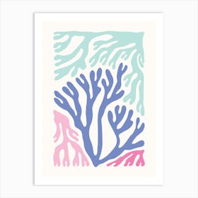 Coastal Coral 1 Art Print