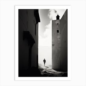 Marrakech, Morocco, Photography In Black And White 2 Art Print