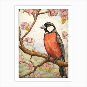 Storybook Animal Watercolour Toucan 2 Art Print