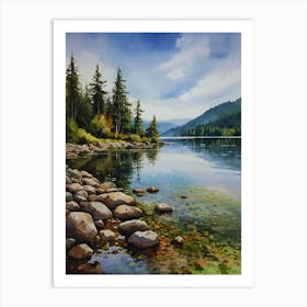 Rocky Shore 4 Art Print