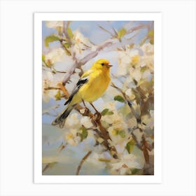 Bird Painting American Goldfinch 3 Art Print