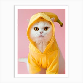 Banana Cat 1 Art Print