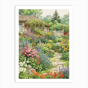 Gardener'S Cottage Art Print