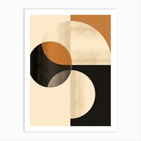 Abstract Canvas Mid Century Art Print