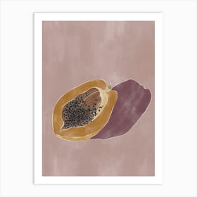 Papaya Art Print