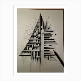 Triangular City Art Print