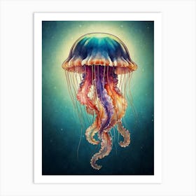 Jellyfish Canvas Print 1 Art Print