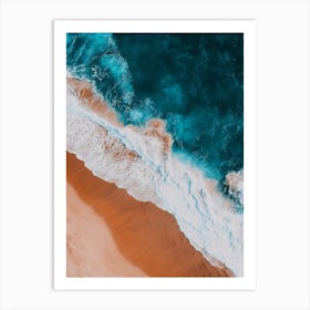 Aerial View Of A Beach 164 Art Print