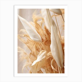Boho Dried Flowers Heliconia 3 Art Print