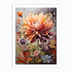 Dahlia Art Print