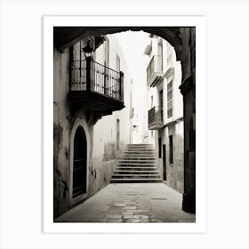 Tarragona Spain Black And White Analogue Photography 2 Art Print