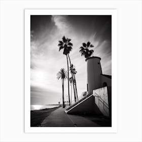 San Diego, Black And White Analogue Photograph 1 Art Print