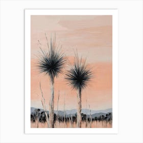 Australian native grass trees Art Print