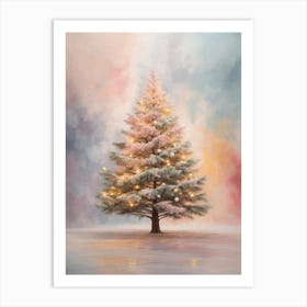 Ai Generated Christmas Tree 1 Art Print