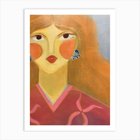 Young Woman portrait Art Print