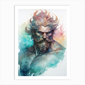 Illustration Of A Poseidon 7 Art Print