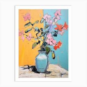 Flower Painting Fauvist Style Bougainvillea 2 Art Print