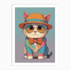 Cat In Hat 6 Art Print