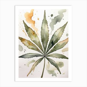 Marijuana Leaf 3 Art Print