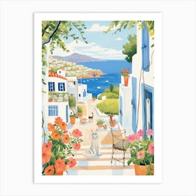 Bodrum Turkey 9 Illustration Art Print