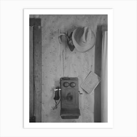 Detail Of Interior Of Home Of Rehabilitation Borrower In Kimble County, Texas By Russell Lee Art Print