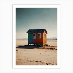 Small House In The Desert Art Print