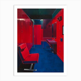 Red Room 3 Art Print