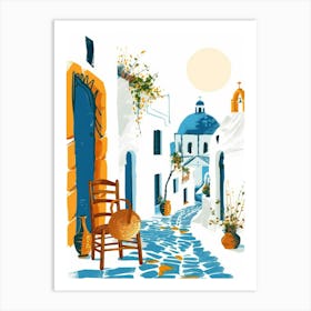 Greek Village 8 Art Print