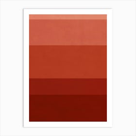 Red And Orange Color Art Print