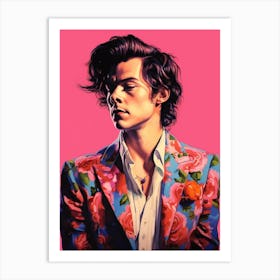 Harry Styles Illustration  10 Art Print