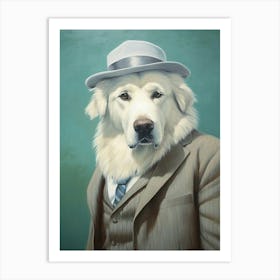 Gangster Dog Great Pyrenees 2 Art Print