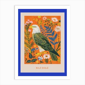 Spring Birds Poster Bald Eagle 1 Art Print