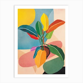 Colorful Branching Out 05 Art Print