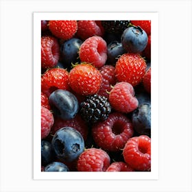 Close Up Of Berries 1 Art Print