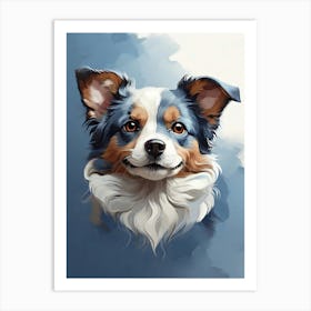 Dog Cute Portrait Art Print