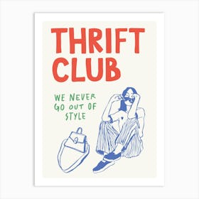 Thrift Club Art Print