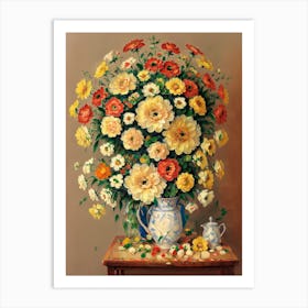 Vase Of Flowers Art Print